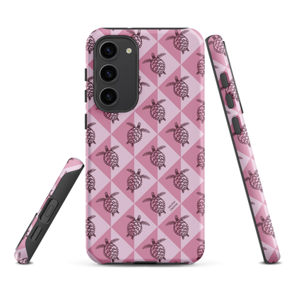 Samsung Phone Case -  Turtle Diamonds Orchid