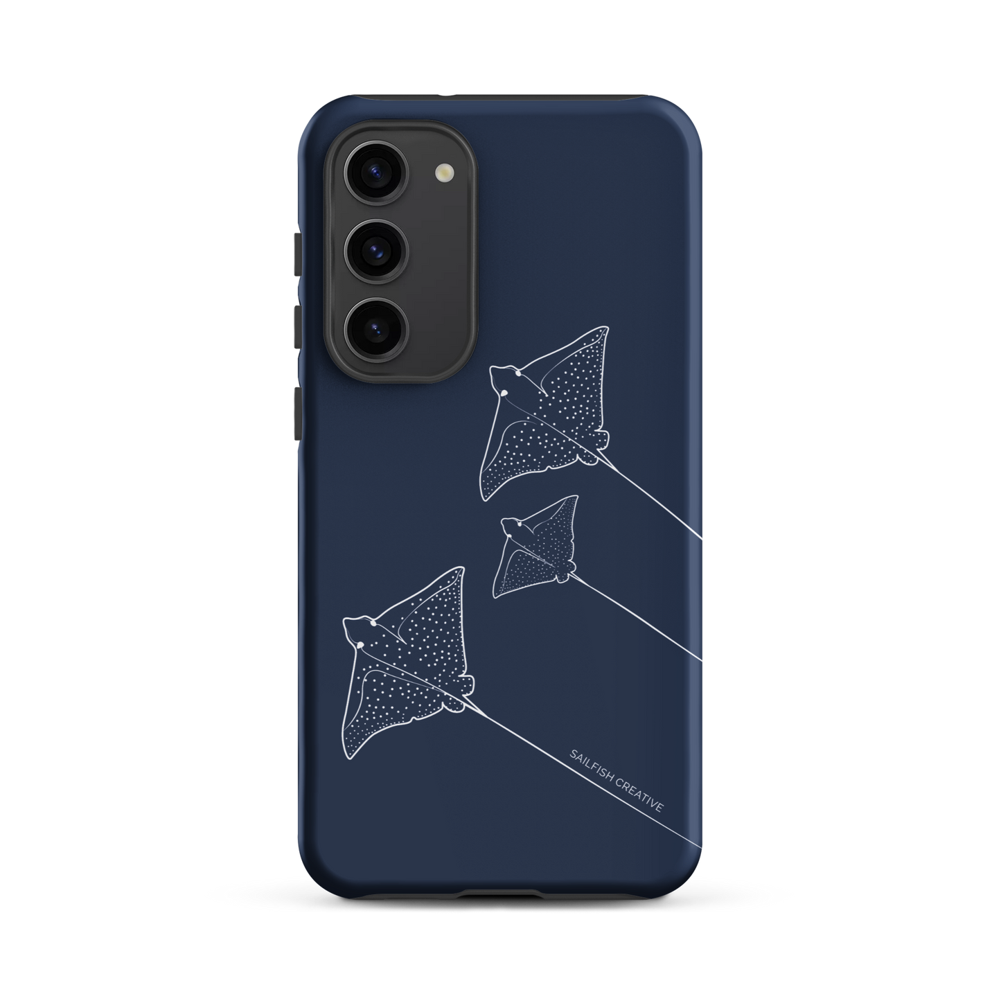 Samsung Phone Case -  Eagle Ray Outline Navy