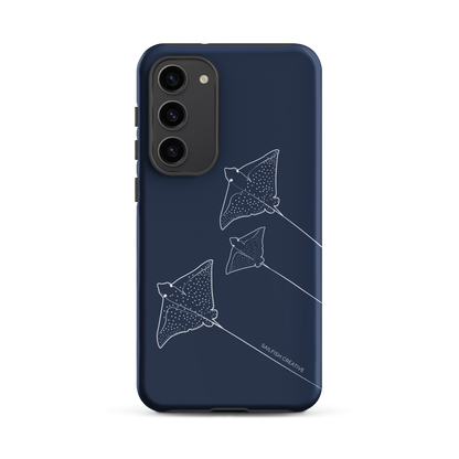 Samsung Phone Case -  Eagle Ray Outline Navy