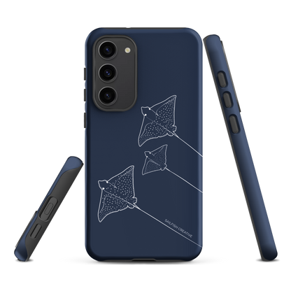 Samsung Phone Case -  Eagle Ray Outline Navy
