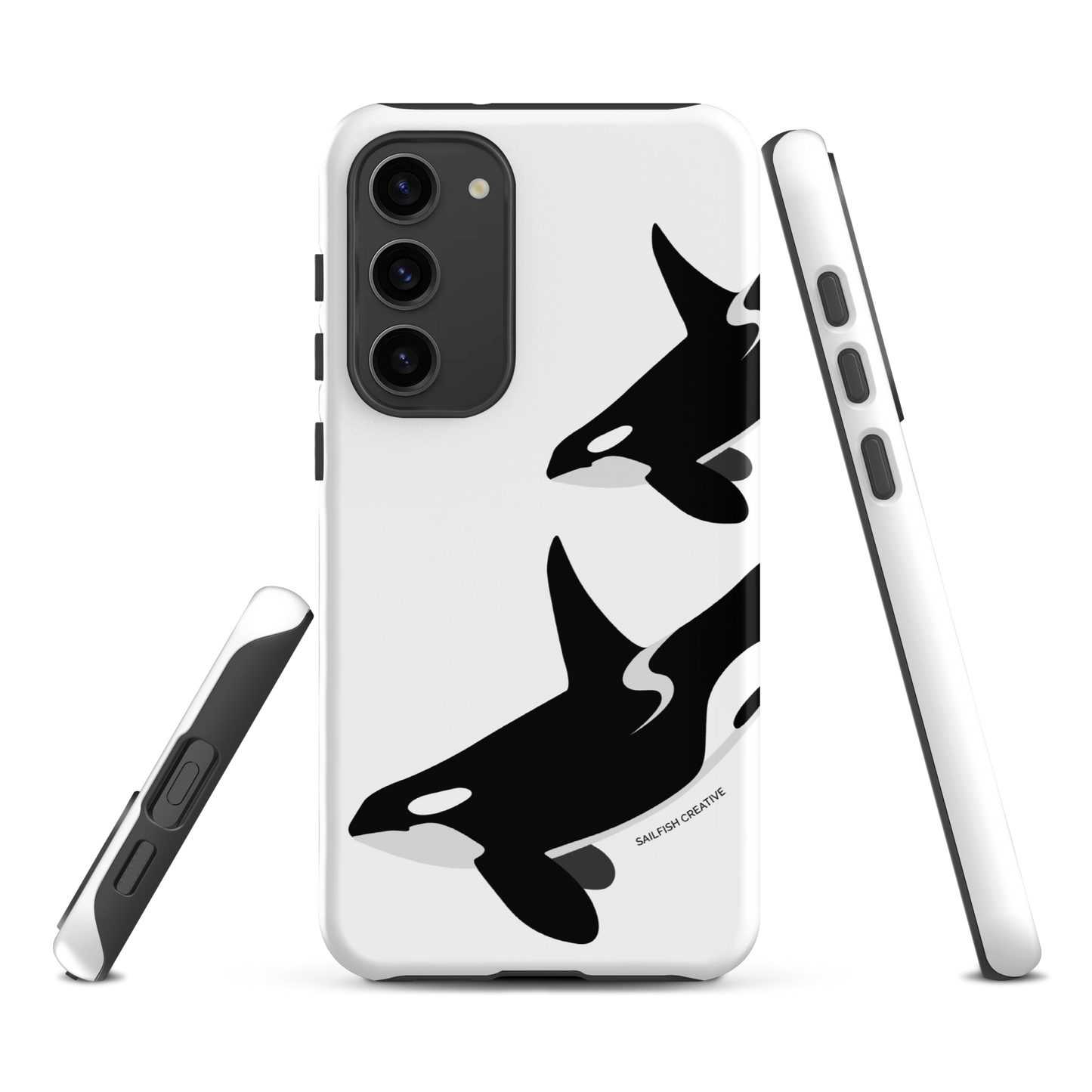 Samsung Phone Case -  Orca Killer Whale White