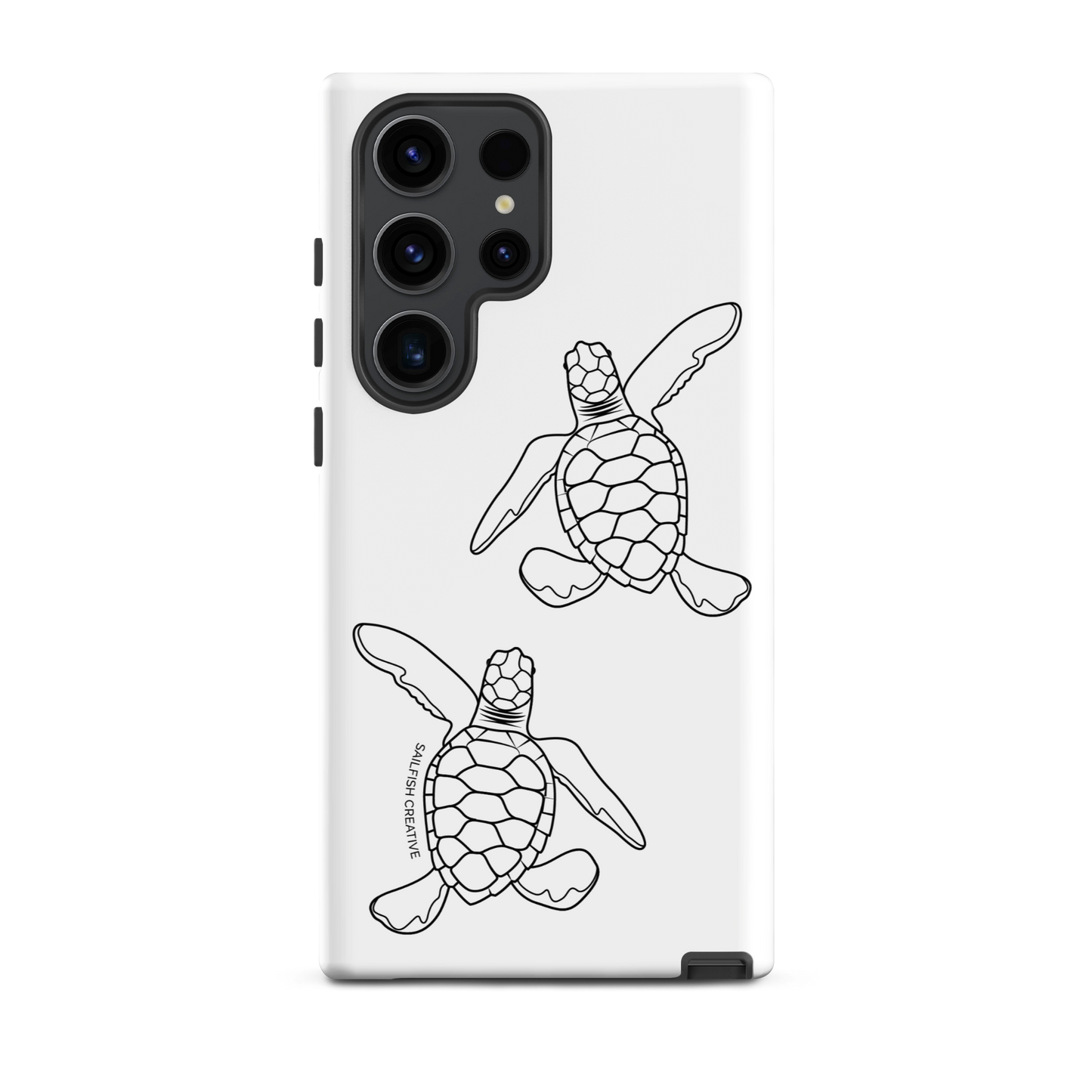 Samsung Phone Case - Turtle Hatchlings Outline