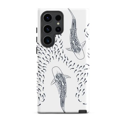 Samsung Phone Case -  Tiger Sharks Outline