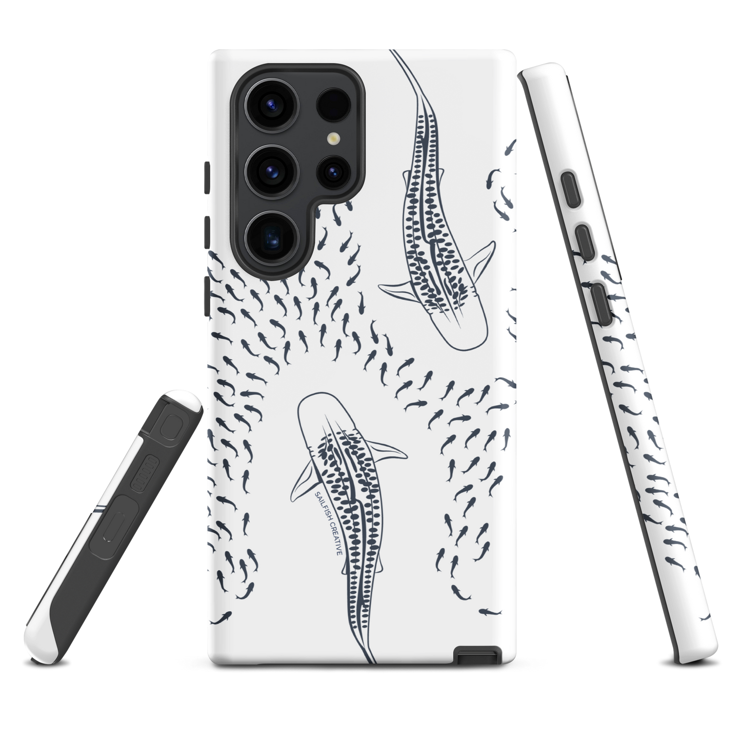 Samsung Phone Case -  Tiger Sharks Outline