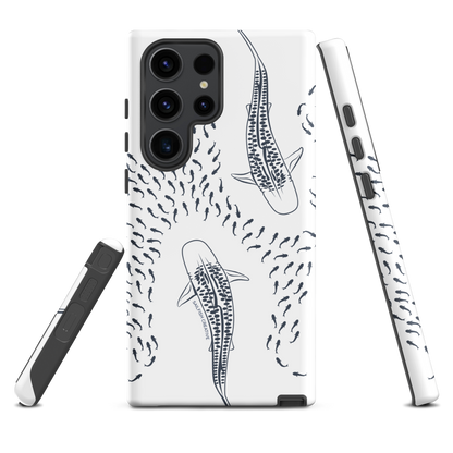 Samsung Phone Case -  Tiger Sharks Outline