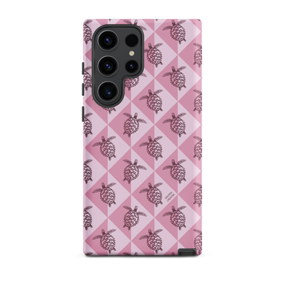 Samsung Phone Case -  Turtle Diamonds Orchid