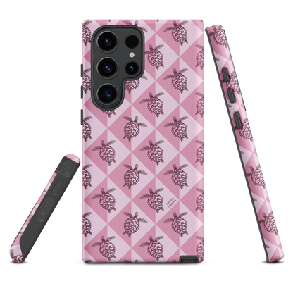 Samsung Phone Case -  Turtle Diamonds Orchid