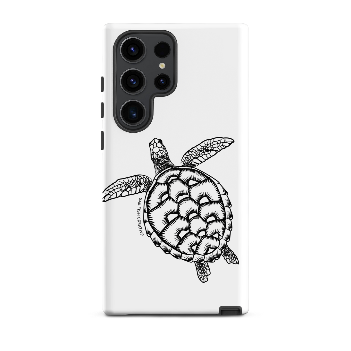 Samsung Phone Case - Turtle Outline
