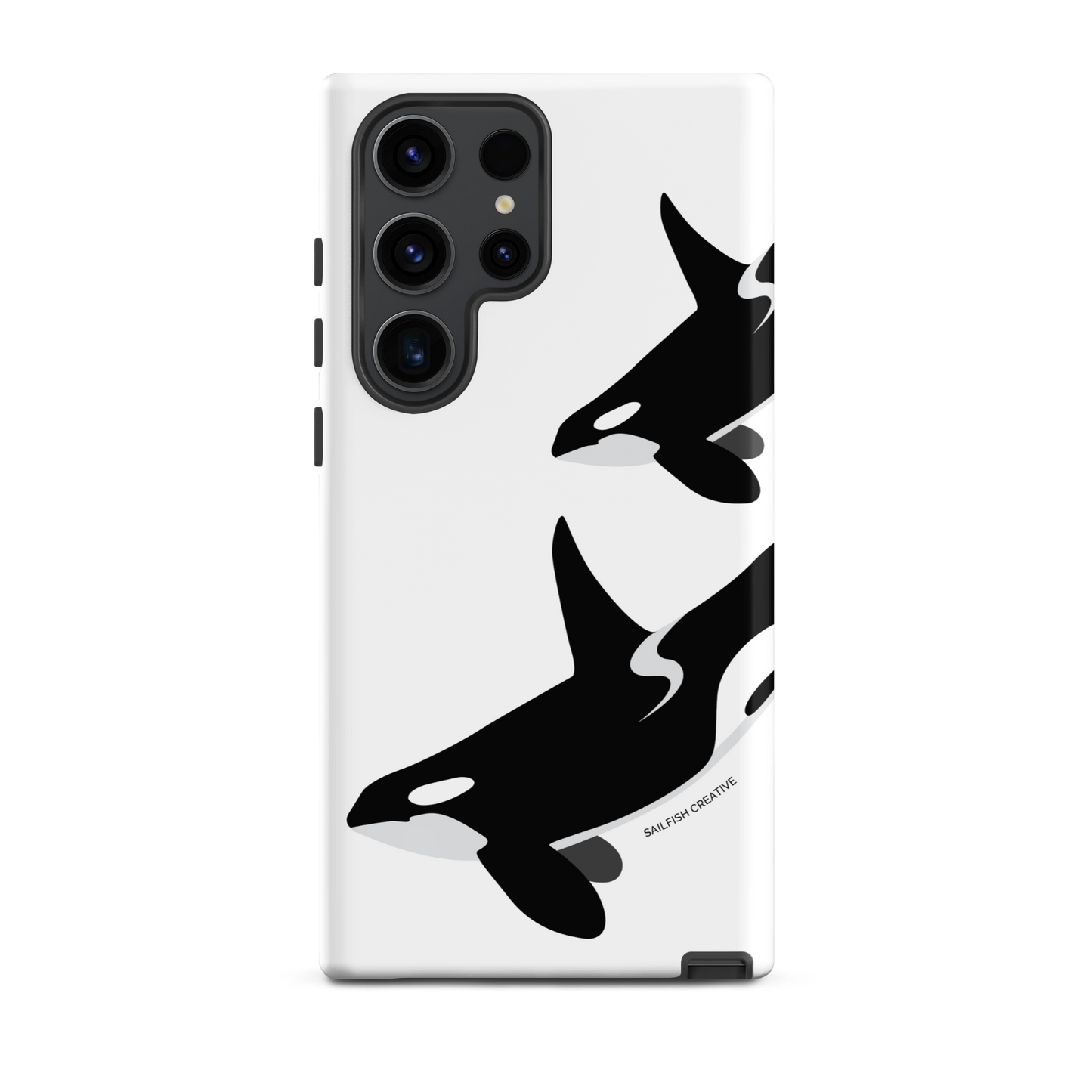 Samsung Phone Case -  Orca Killer Whale White