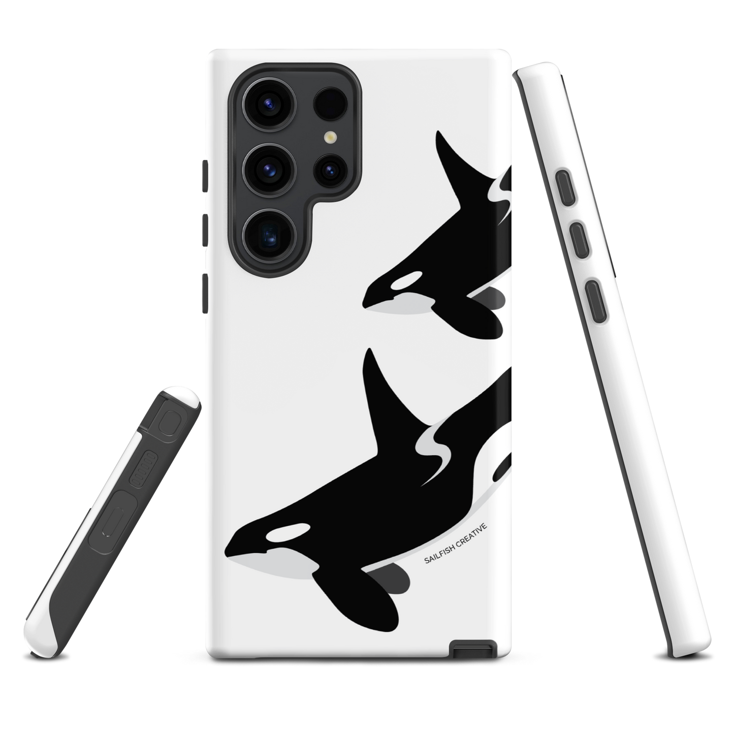Samsung Phone Case -  Orca Killer Whale White