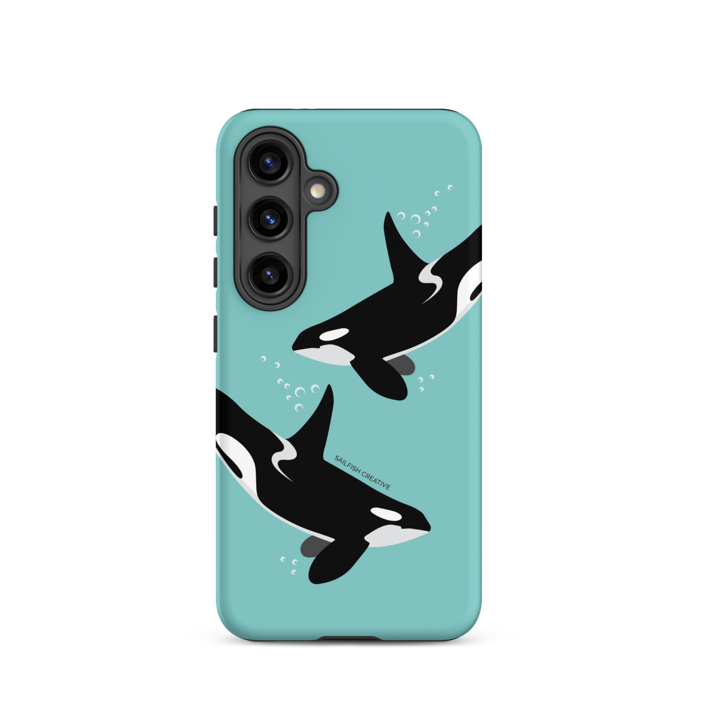 Samsung Phone Case - Orcas Blue