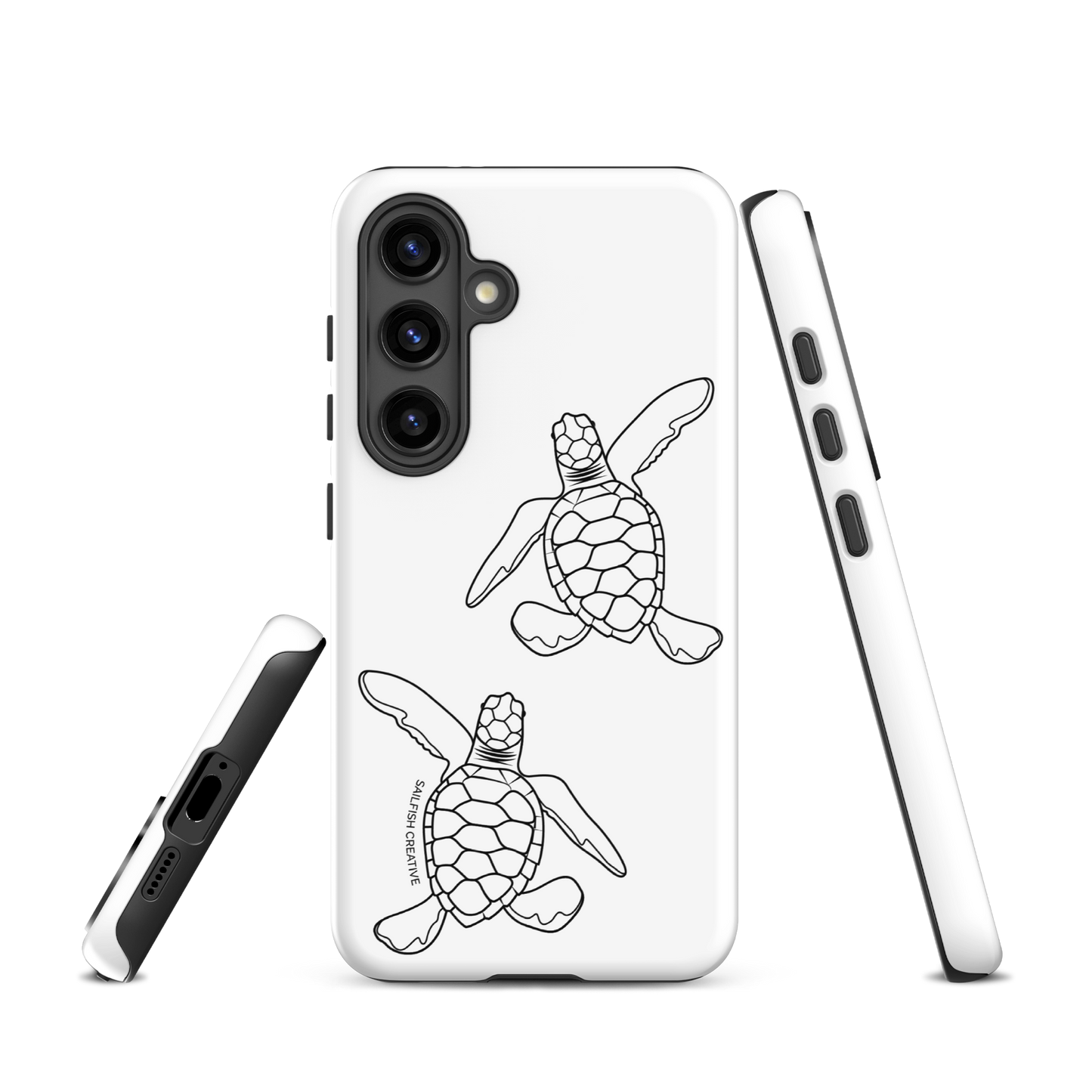 Samsung Phone Case - Turtle Hatchlings Outline