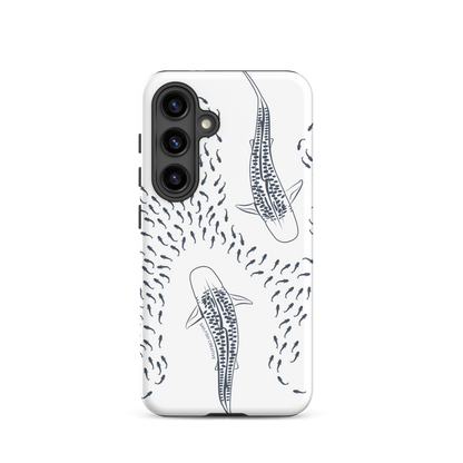 Samsung Phone Case -  Tiger Sharks Outline