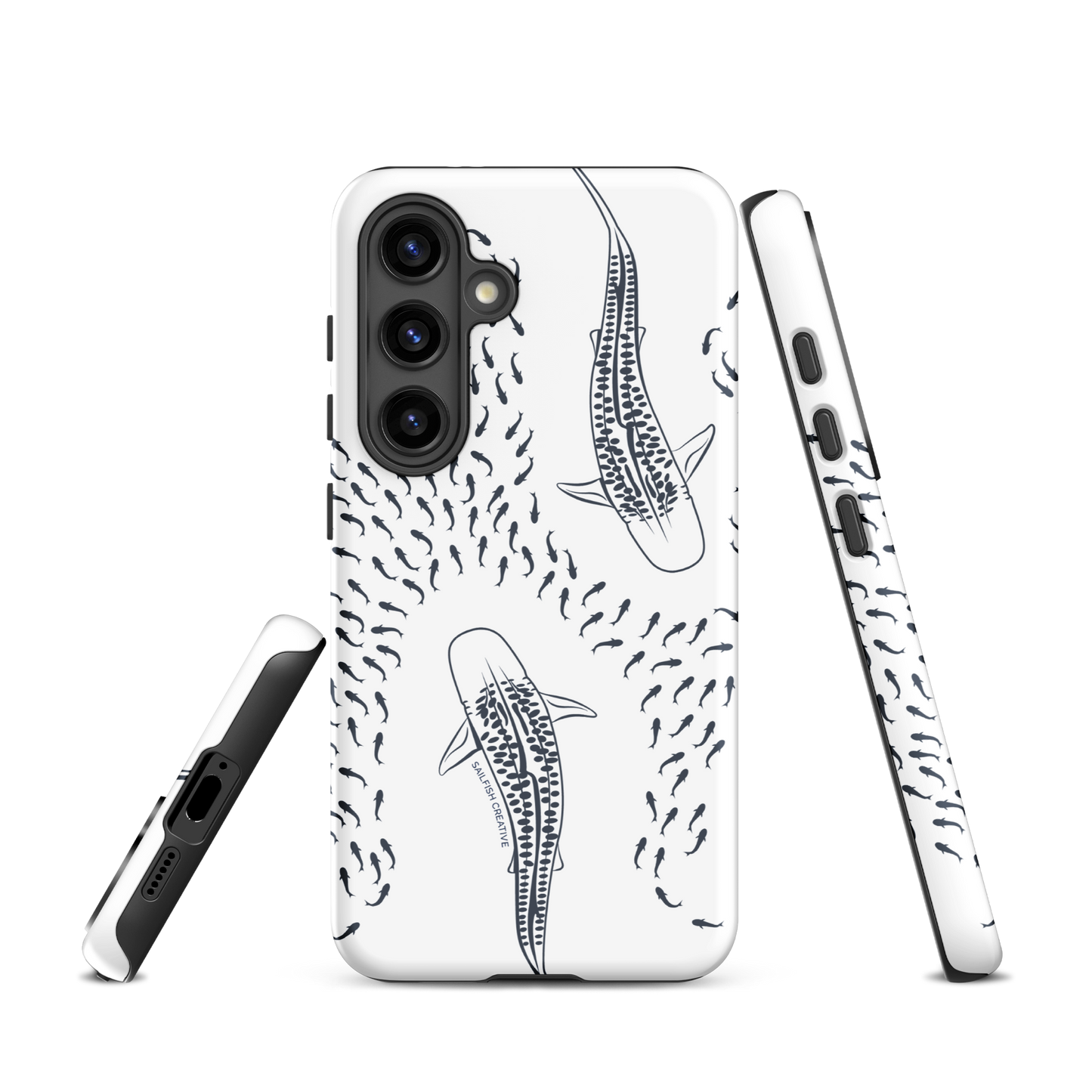 Samsung Phone Case -  Tiger Sharks Outline