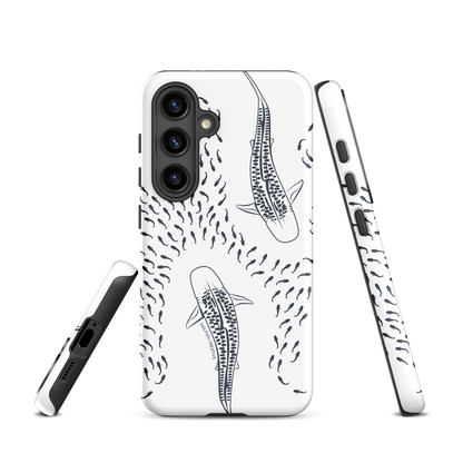 Samsung Phone Case -  Tiger Sharks Outline