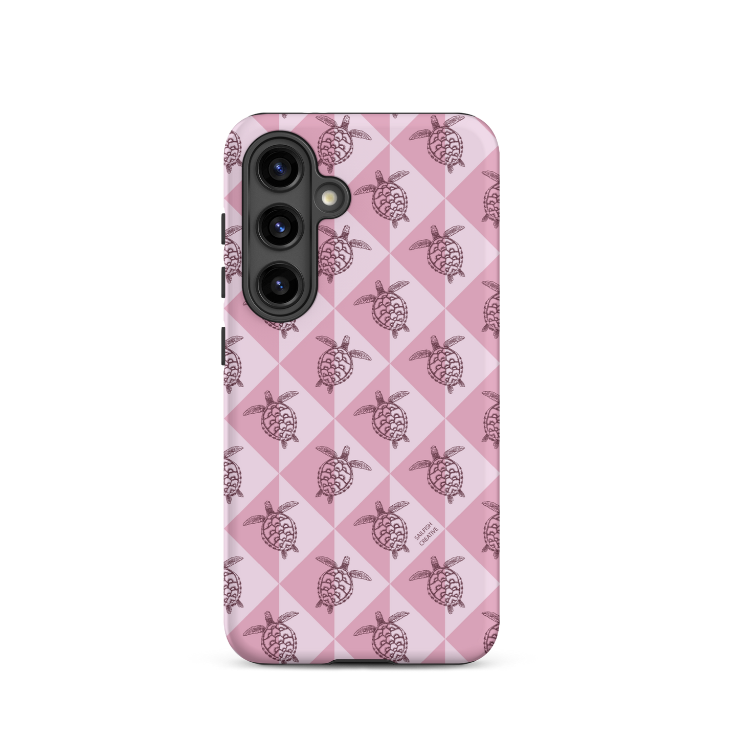 Samsung Phone Case -  Turtle Diamonds Orchid
