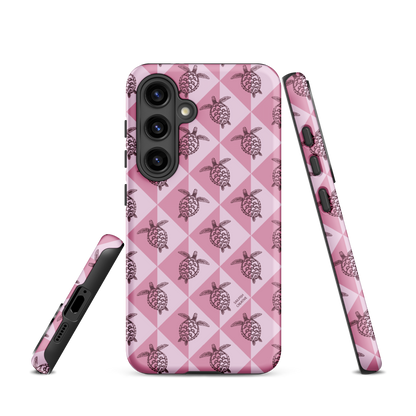 Samsung Phone Case -  Turtle Diamonds Orchid