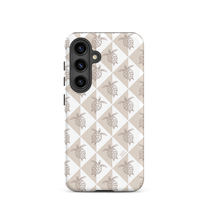Samsung Phone Case - Turtle Diamonds Neutral