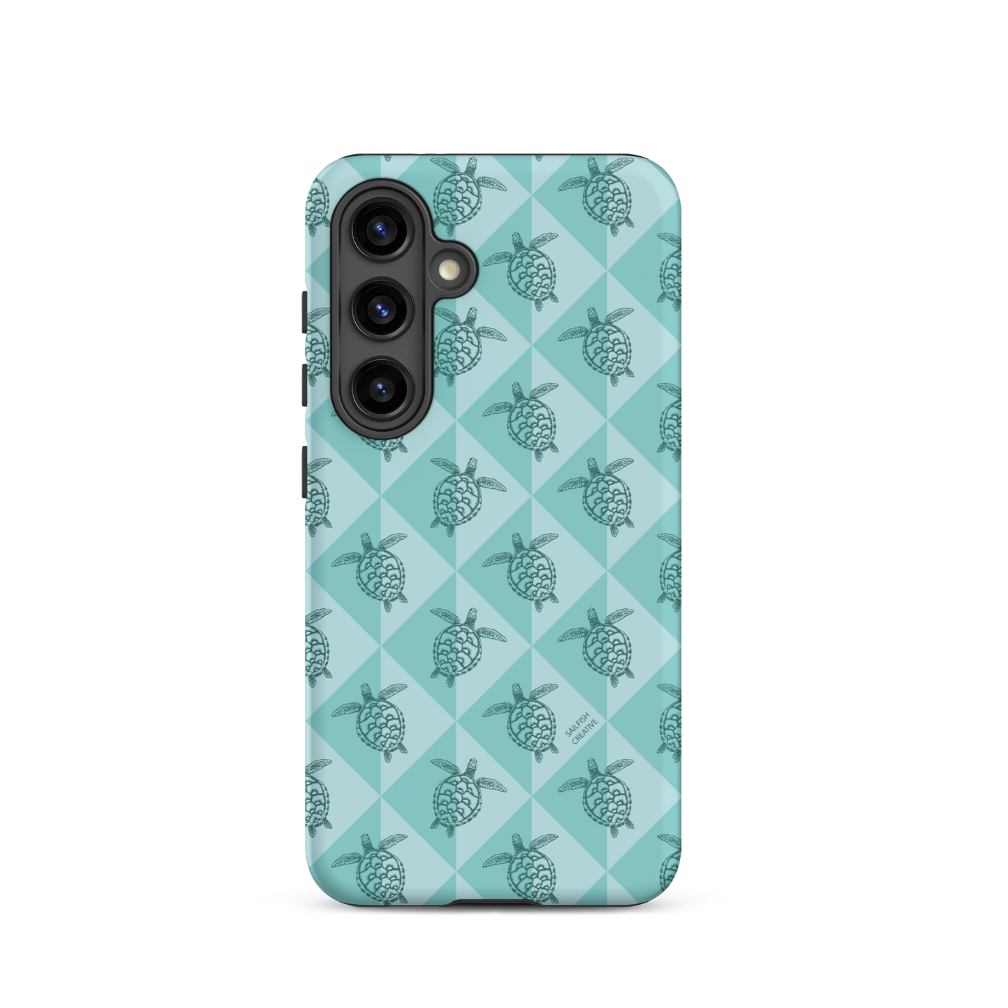 Samsung Phone Case - Turtle Diamonds Teal