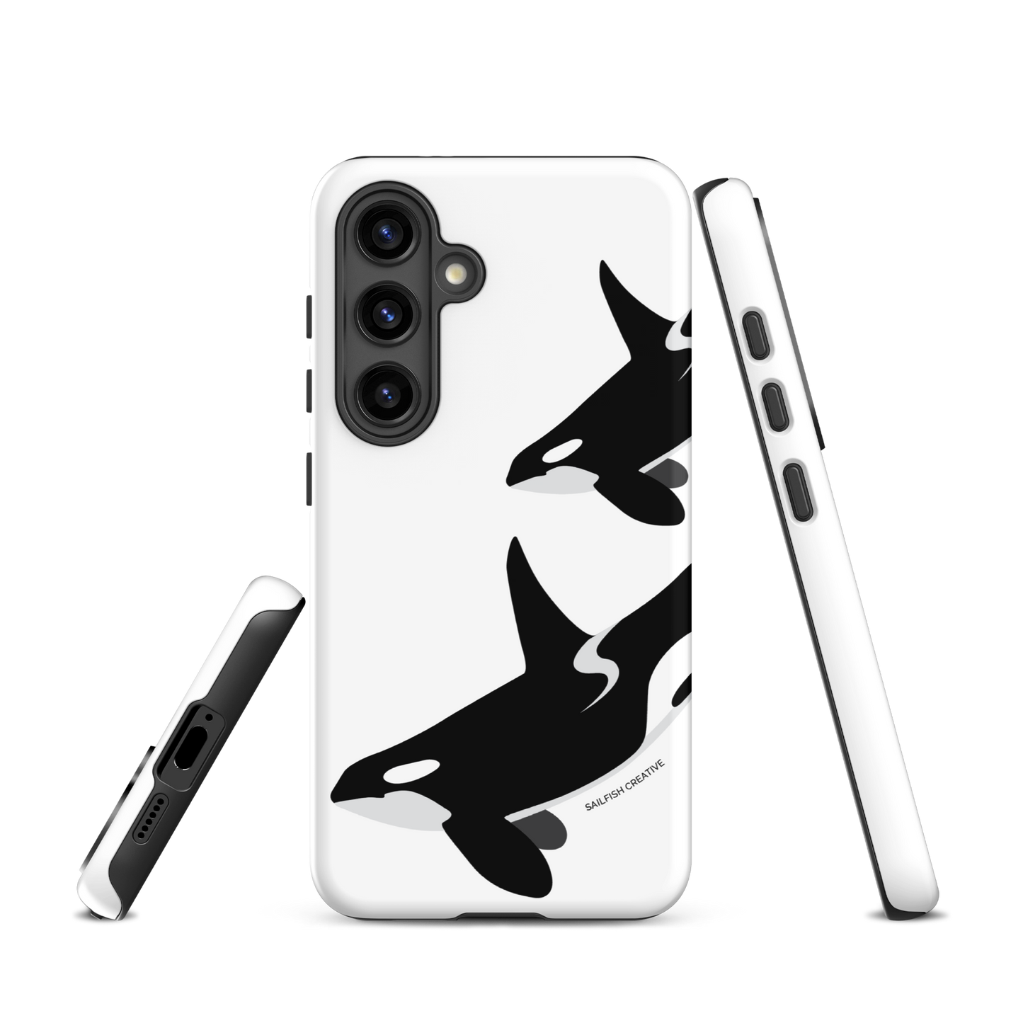 Samsung Phone Case -  Orca Killer Whale White