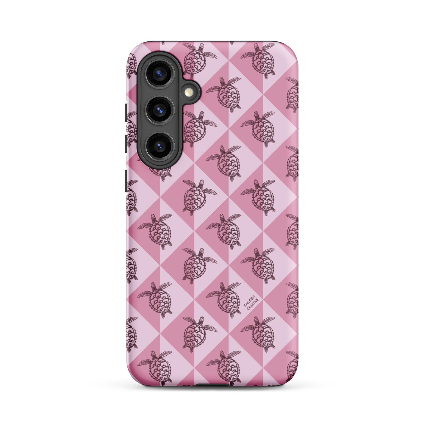 Samsung Phone Case -  Turtle Diamonds Orchid