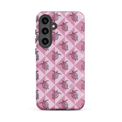 Samsung Phone Case -  Turtle Diamonds Orchid