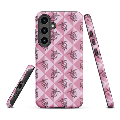 Samsung Phone Case -  Turtle Diamonds Orchid