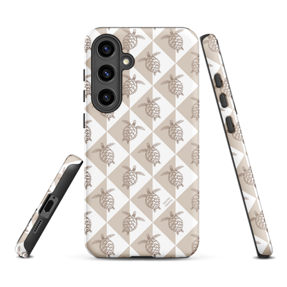 Samsung Phone Case - Turtle Diamonds Neutral