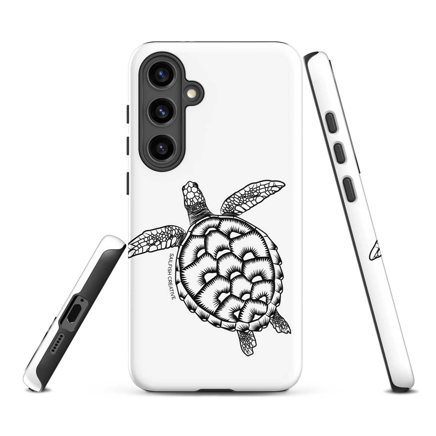 Samsung Phone Case - Turtle Outline