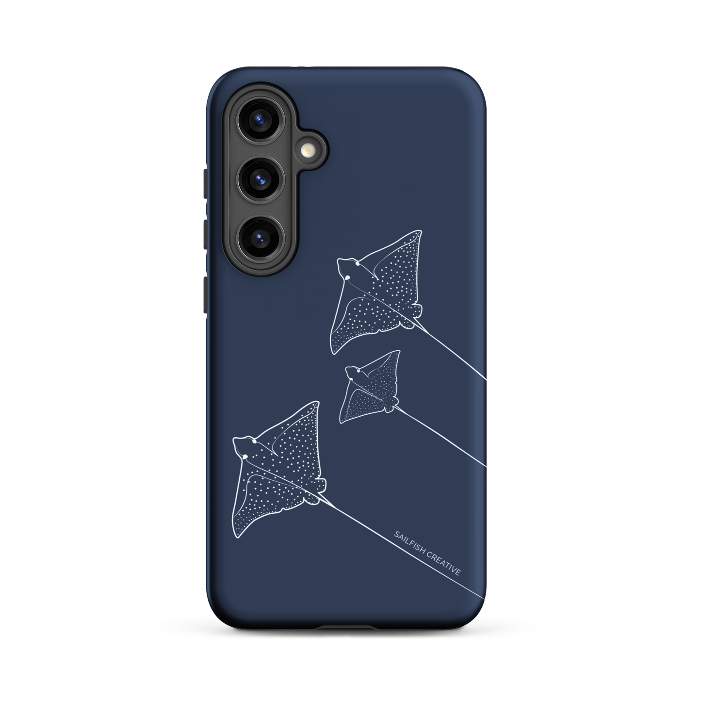 Samsung Phone Case -  Eagle Ray Outline Navy
