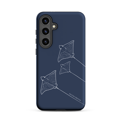 Samsung Phone Case -  Eagle Ray Outline Navy
