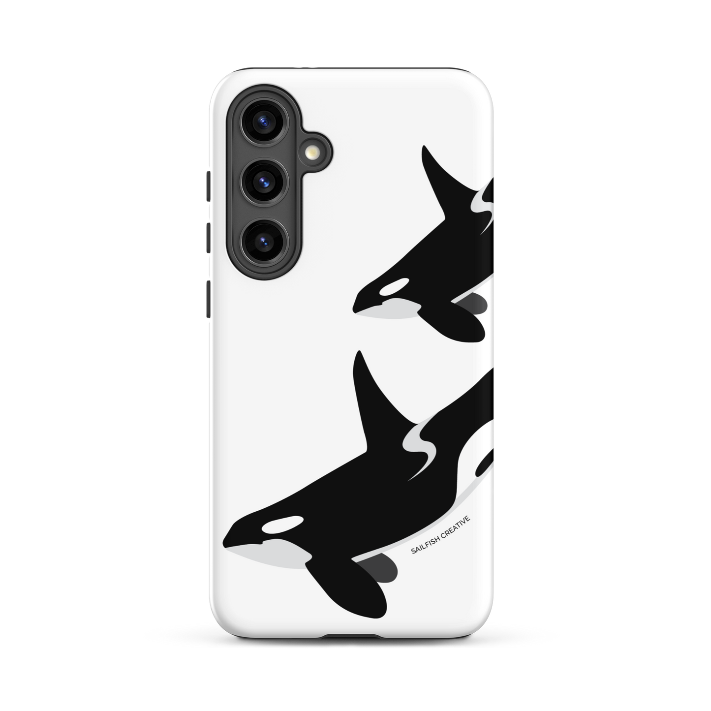 Samsung Phone Case -  Orca Killer Whale White