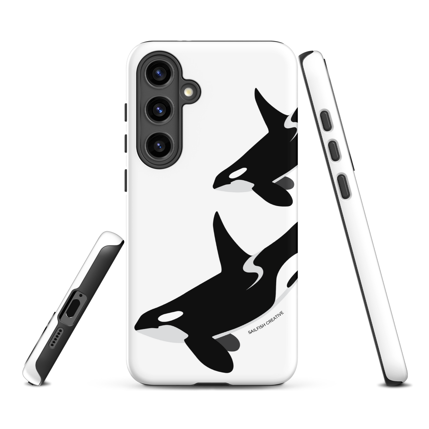 Samsung Phone Case -  Orca Killer Whale White