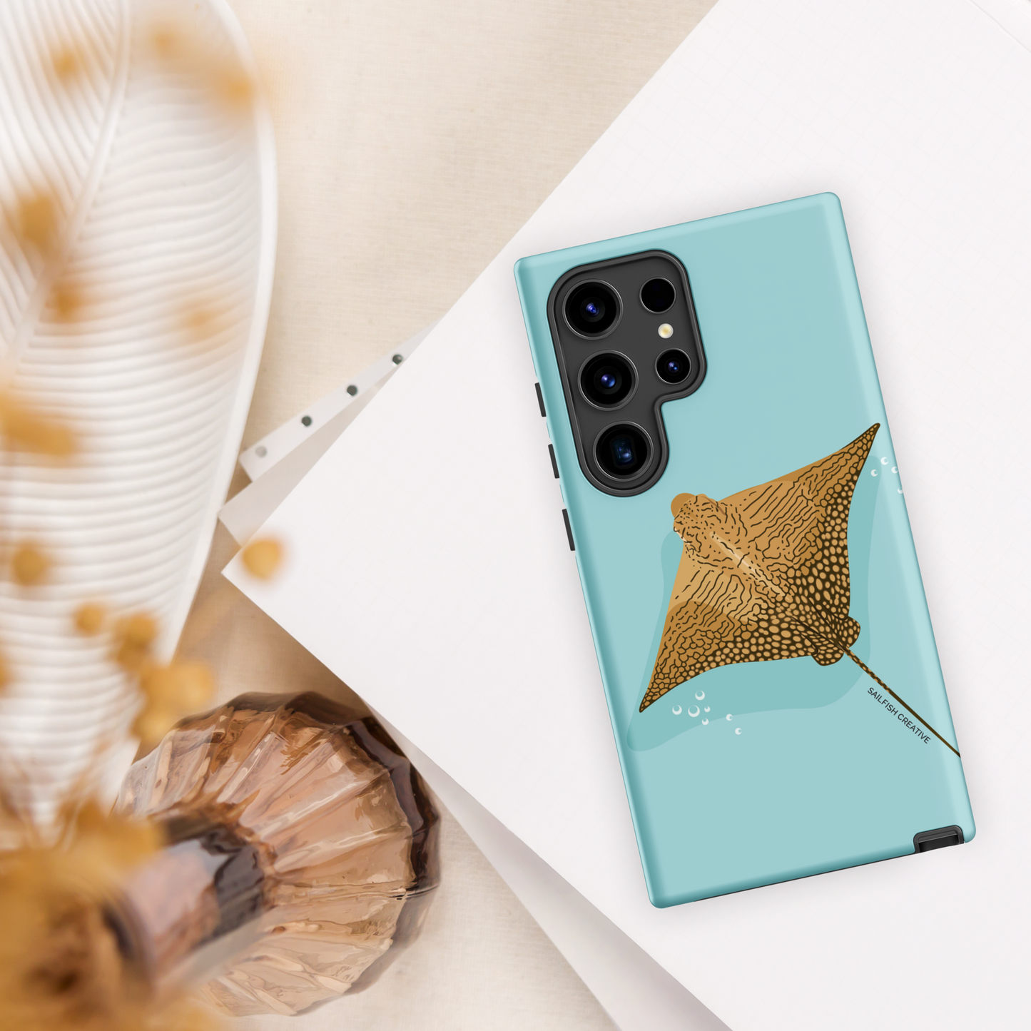 Samsung Phone Case - Ornate Eagle Ray