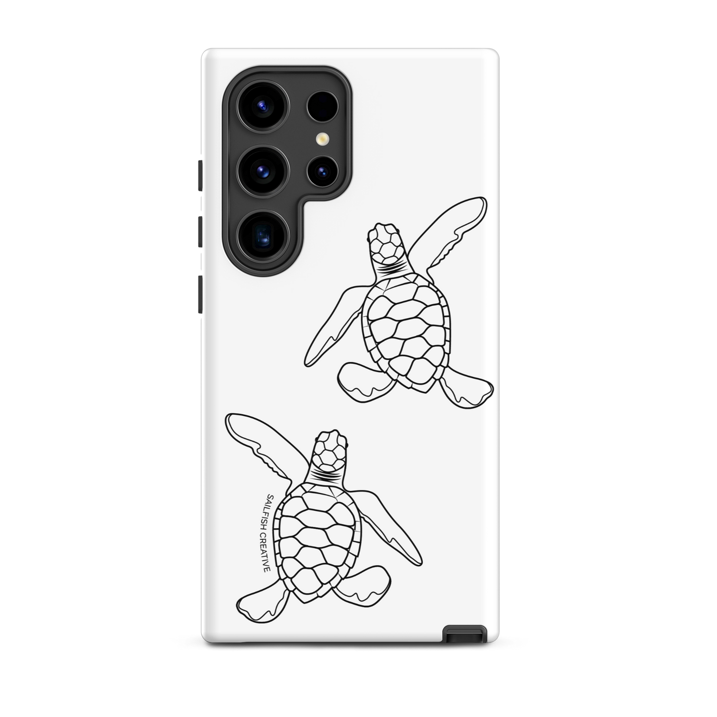 Samsung Phone Case - Turtle Hatchlings Outline