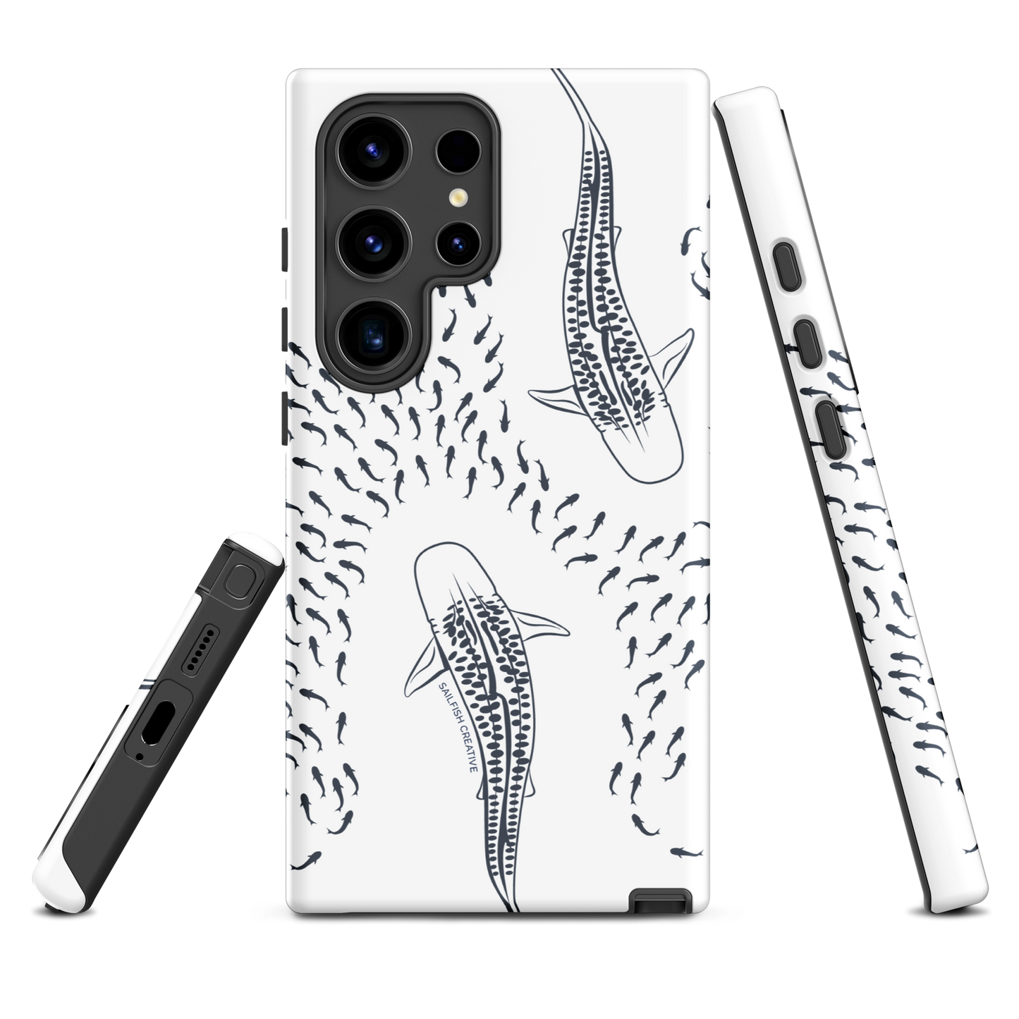 Samsung Phone Case -  Tiger Sharks Outline