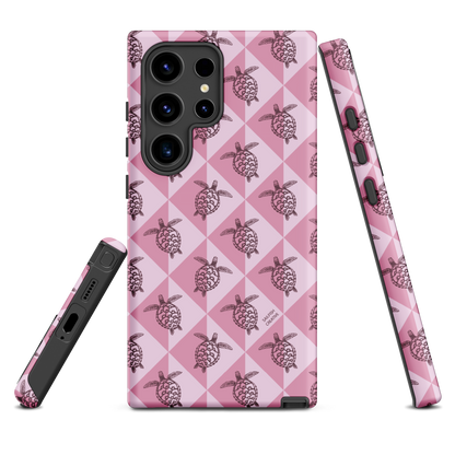 Samsung Phone Case -  Turtle Diamonds Orchid