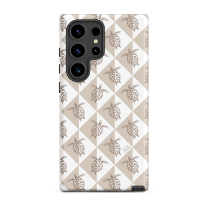 Samsung Phone Case - Turtle Diamonds Neutral