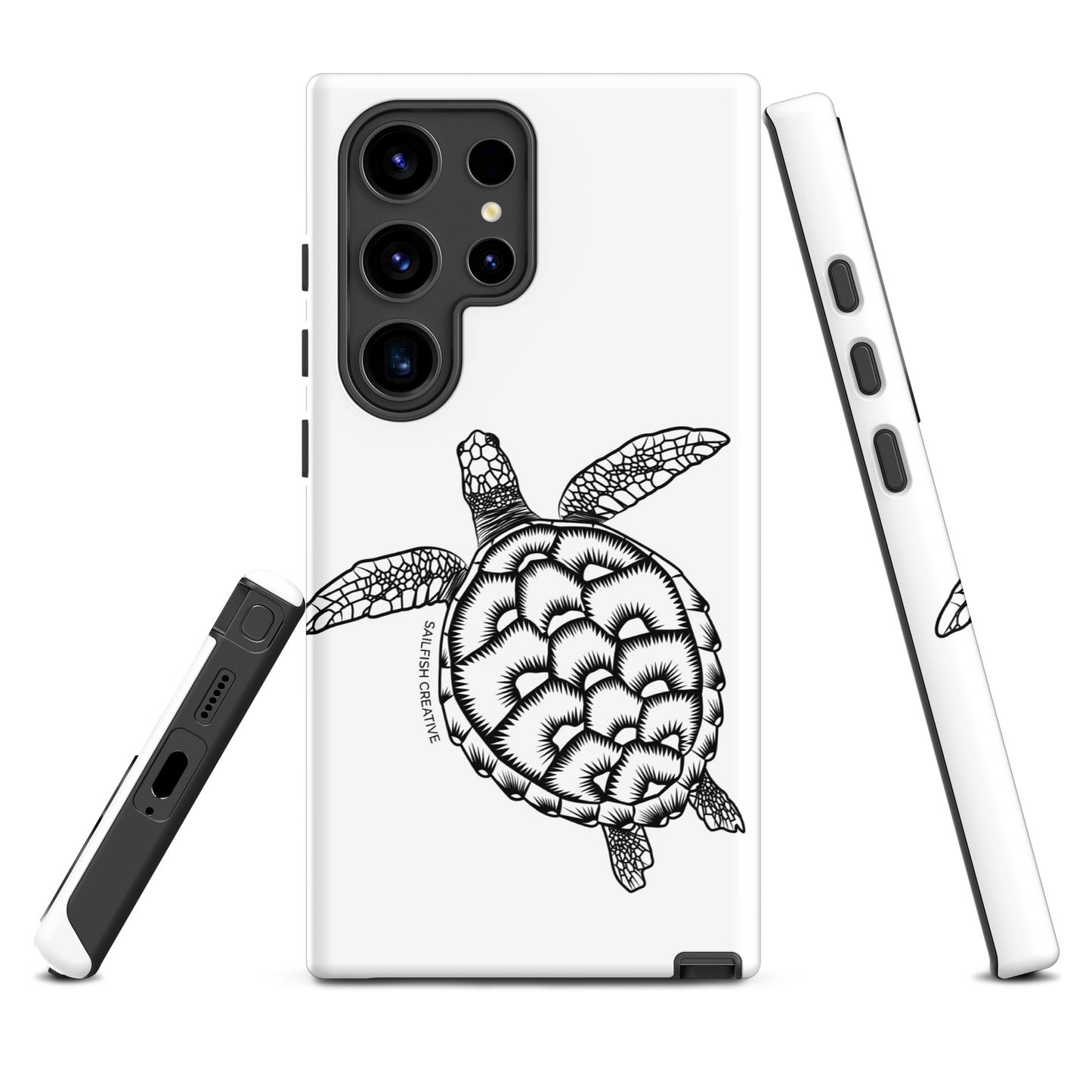 Samsung Phone Case - Turtle Outline