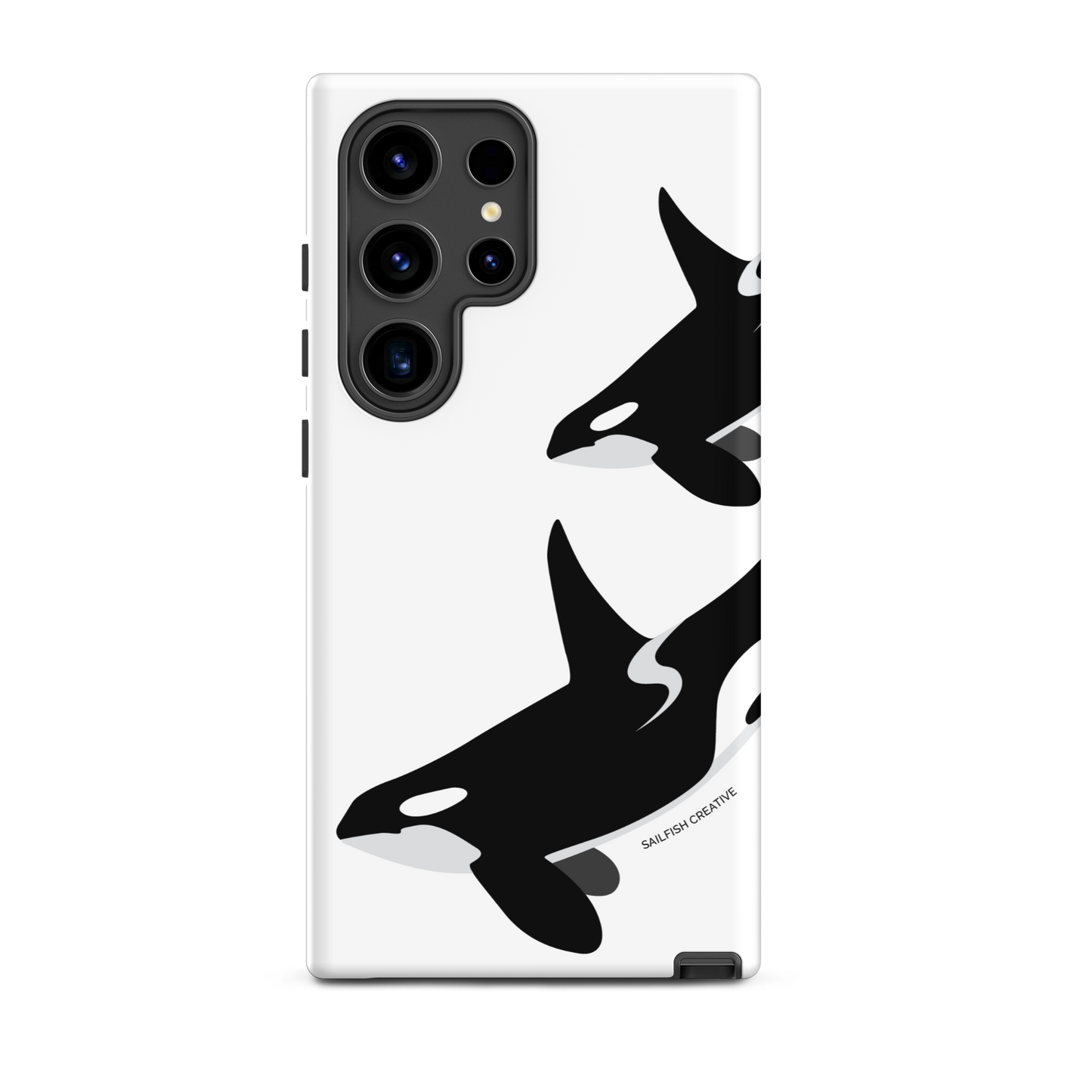 Samsung Phone Case -  Orca Killer Whale White