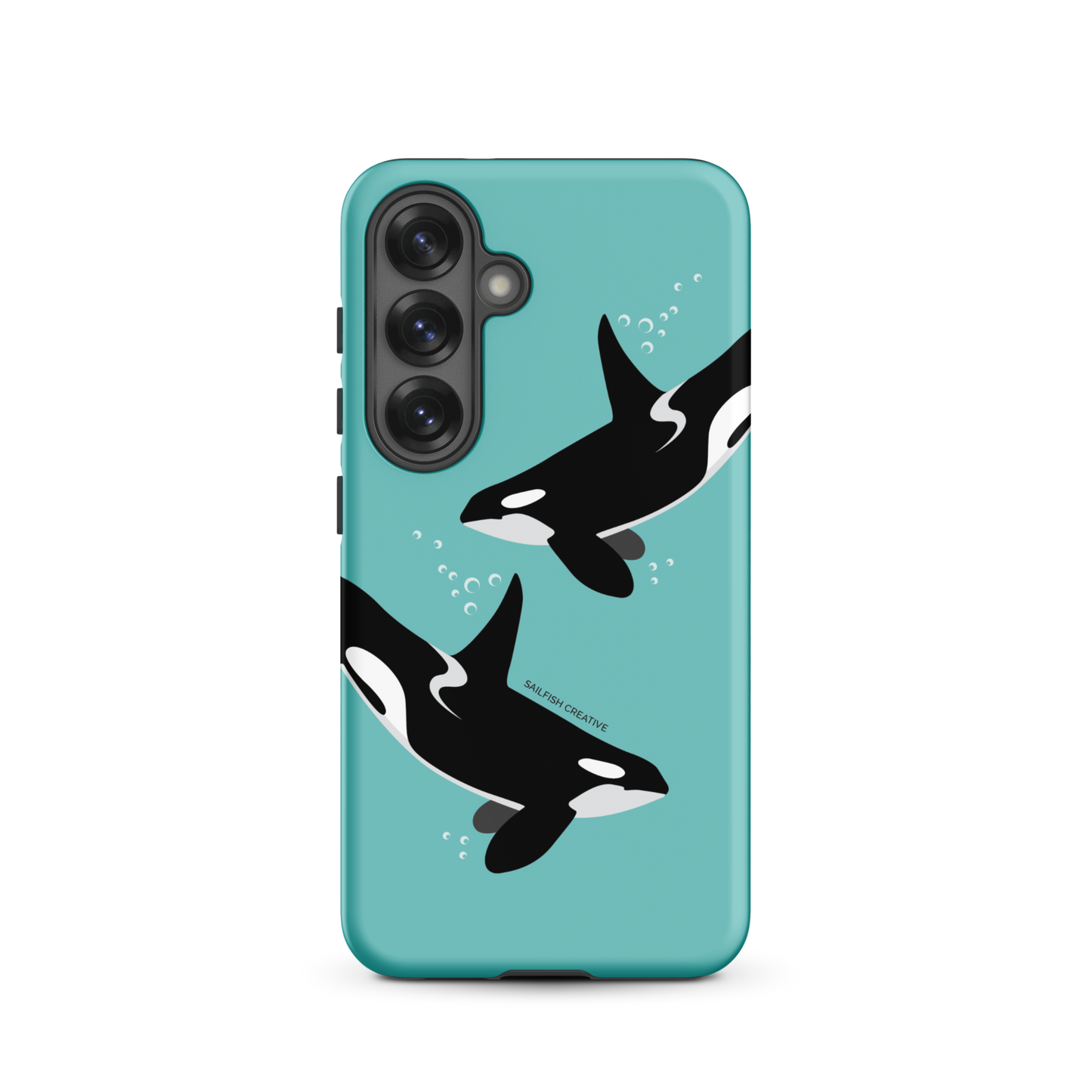Samsung Phone Case - Orcas Blue