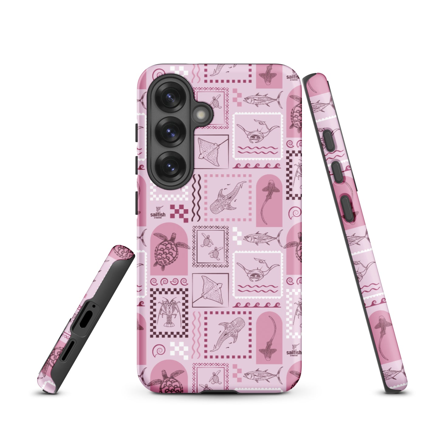 Samsung Tough Case - Arches Print Orchid