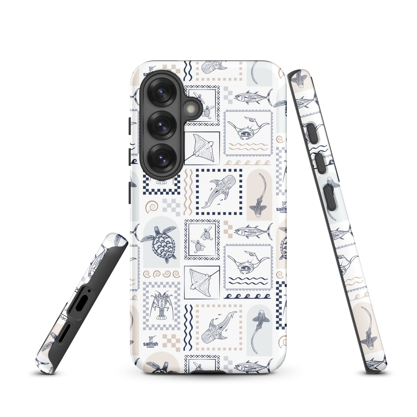 Samsung Tough Case - Arches Print Beige