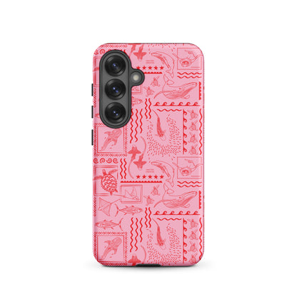 Samsung Tough Case - Busy Print Pinks