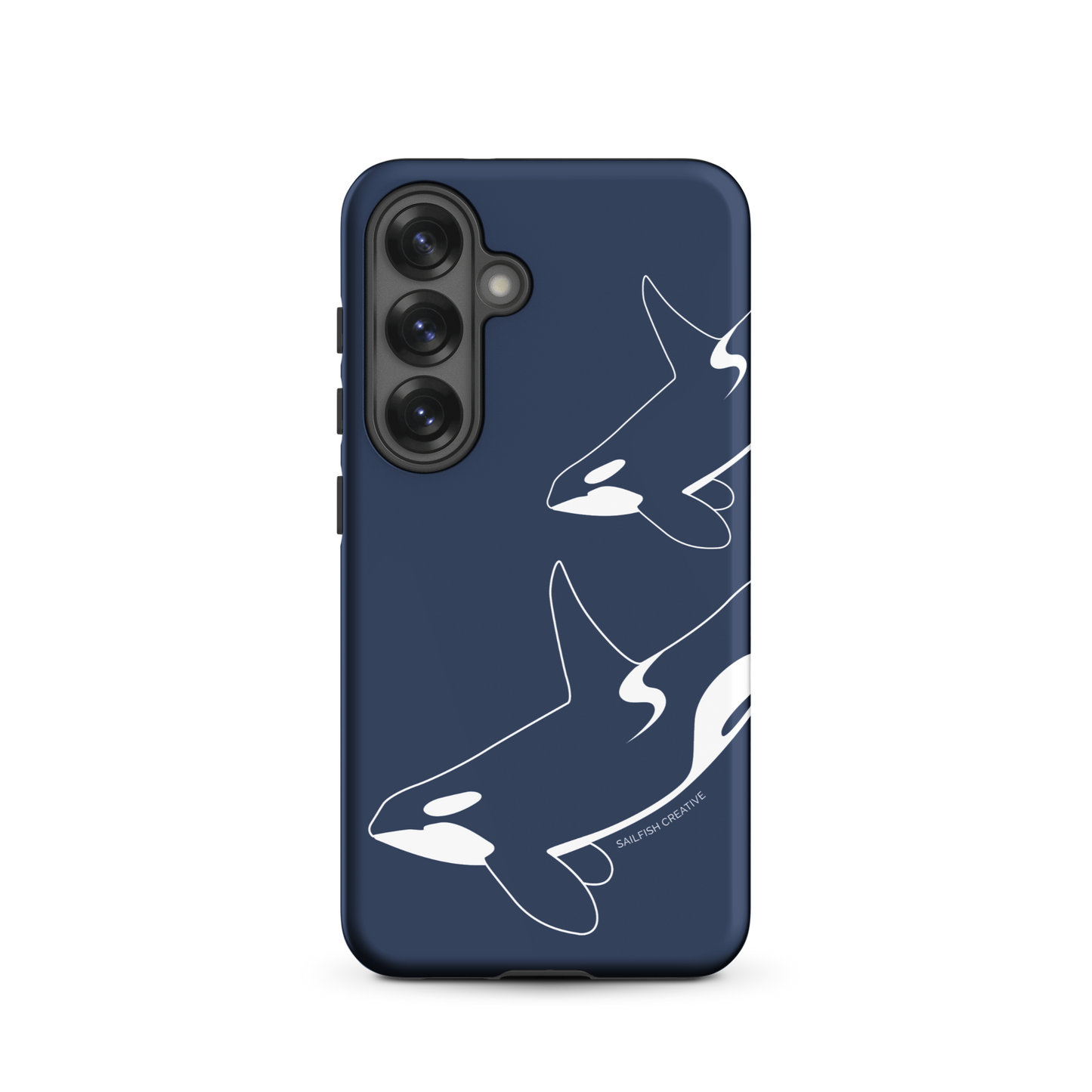 Samsung Phone Case -  Orca Outline Navy