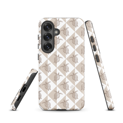 Samsung Phone Case - Turtle Diamonds Neutral