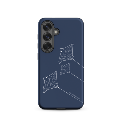 Samsung Phone Case -  Eagle Ray Outline Navy