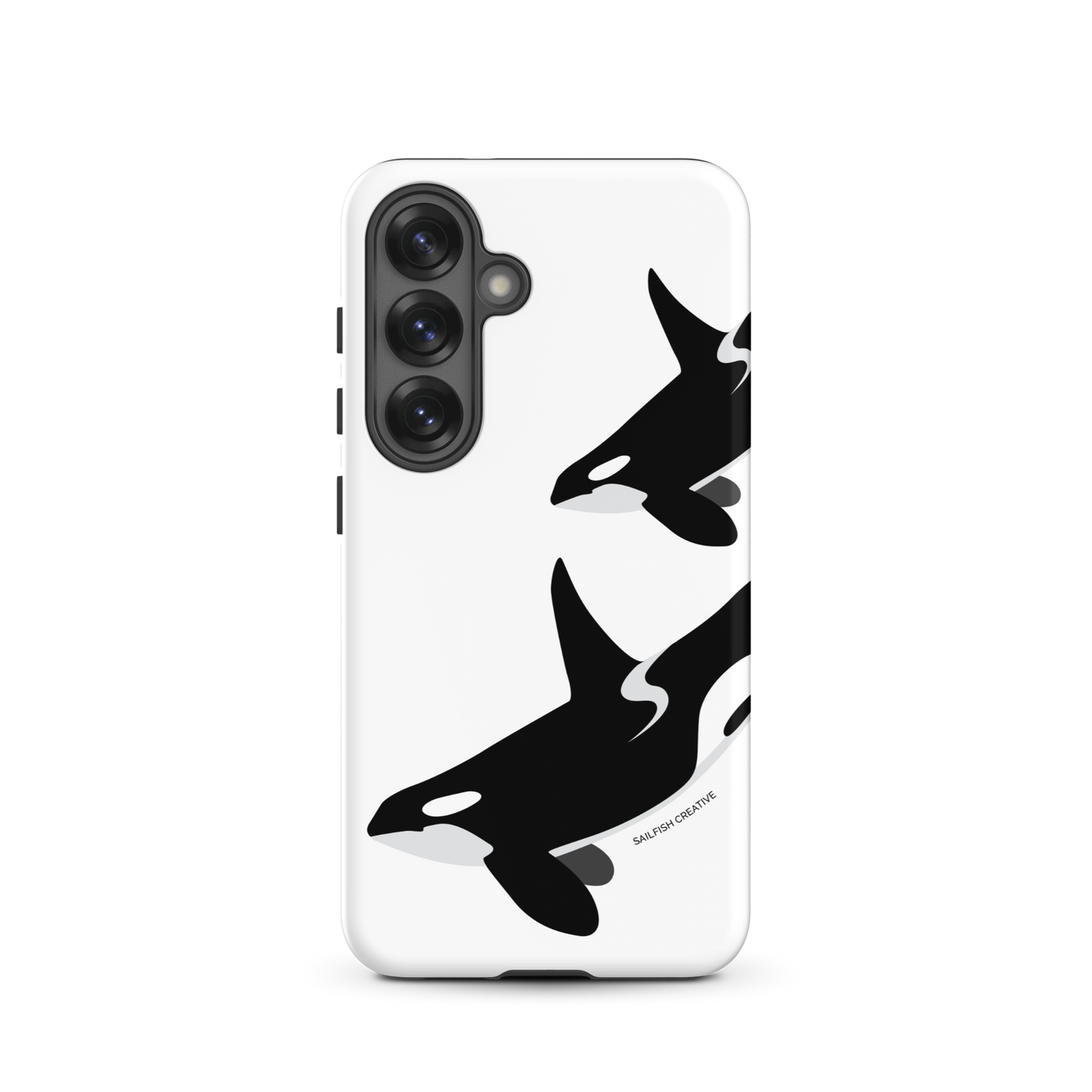 Samsung Phone Case -  Orca Killer Whale White