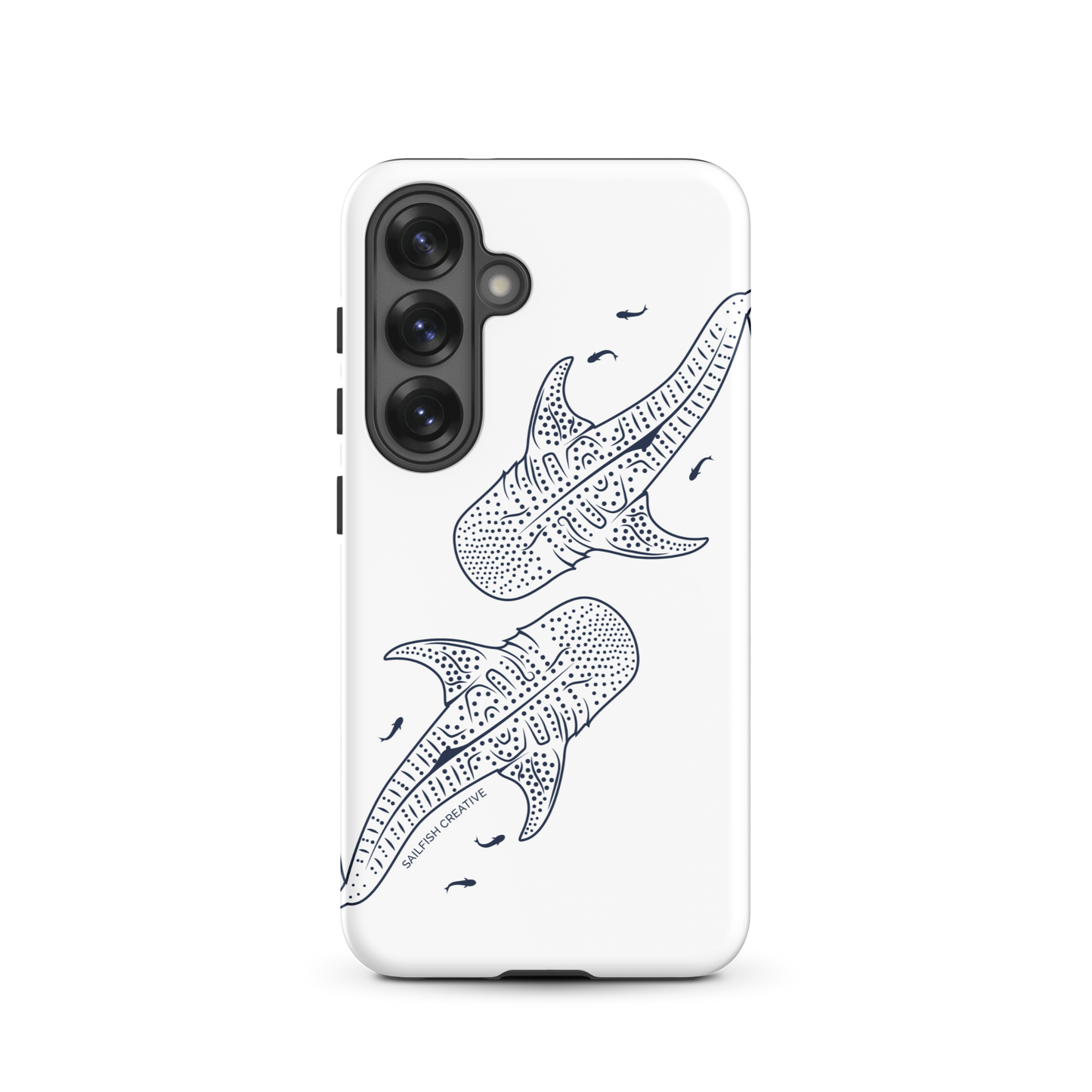 Samsung Phone Case - Whale Sharks Outline