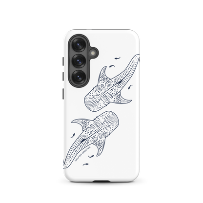 Samsung Phone Case - Whale Sharks Outline